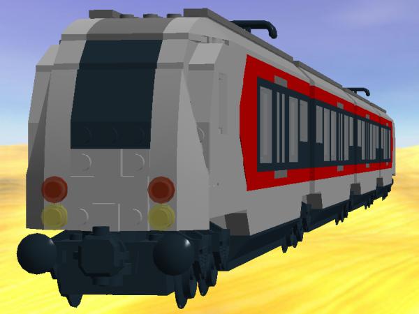 L-bahn(legobahn) Züge(Trains): SOB Flirt (Flinker leichter innovativer Regional Triebzug) Regionalzug
